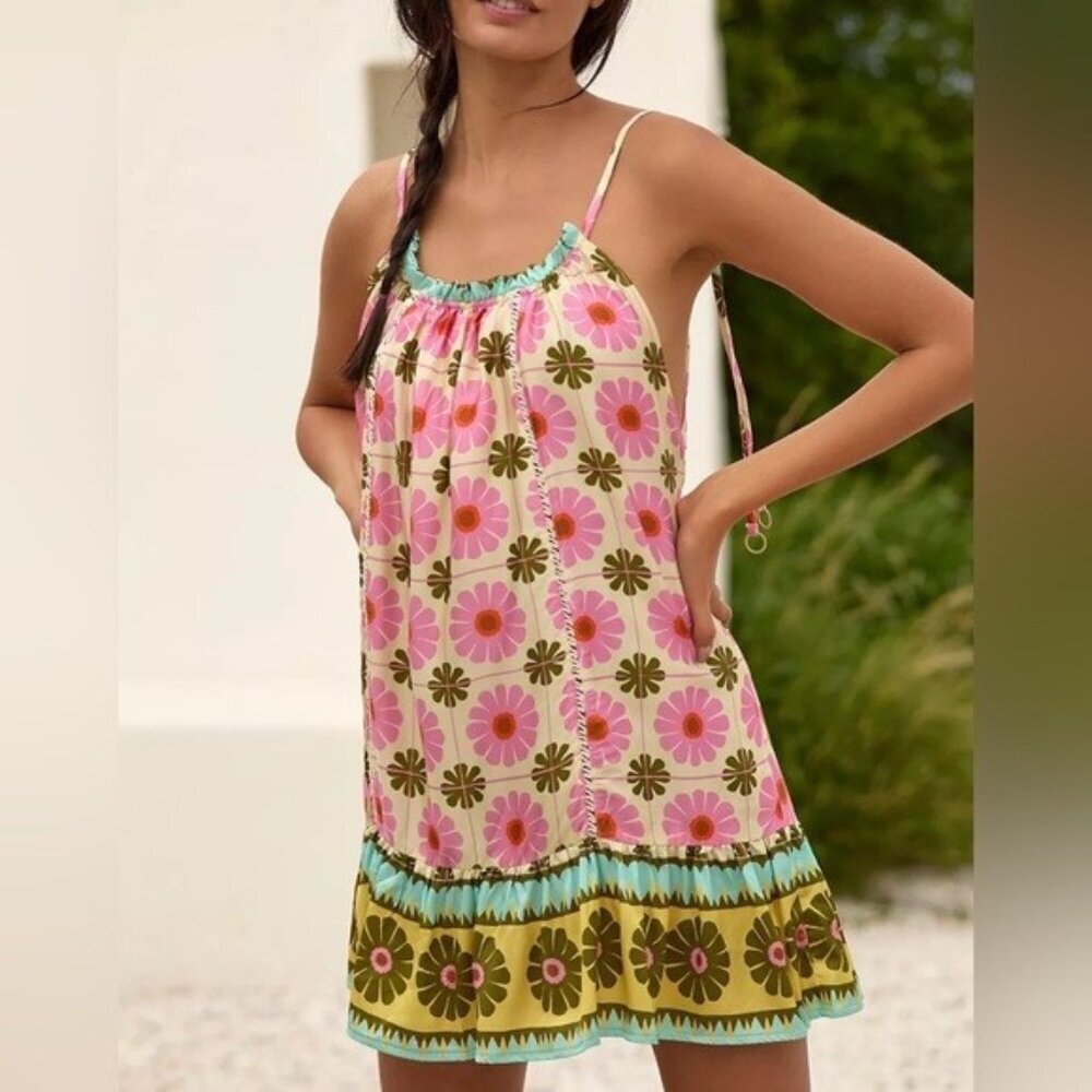 NWT Size XL - Maaji Pastel Flourish Magnolia Short Dress
